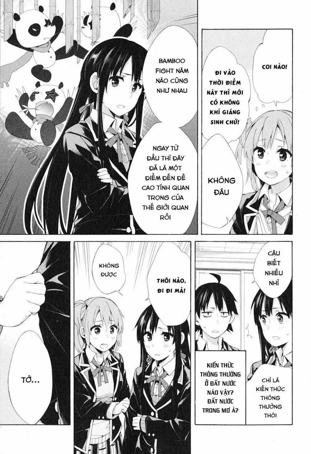 Truyện Tranh Chuyện Tình Thanh Xuân Bi Hài Của Tôi Quả Nhiên Là Sai Lầm - Oregairu trang 6