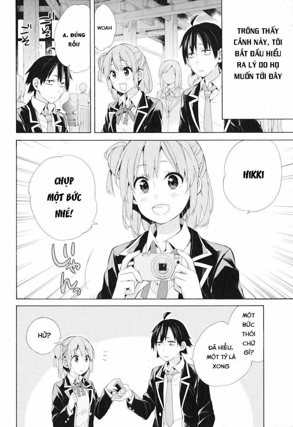 Truyện Tranh Chuyện Tình Thanh Xuân Bi Hài Của Tôi Quả Nhiên Là Sai Lầm - Oregairu trang 6