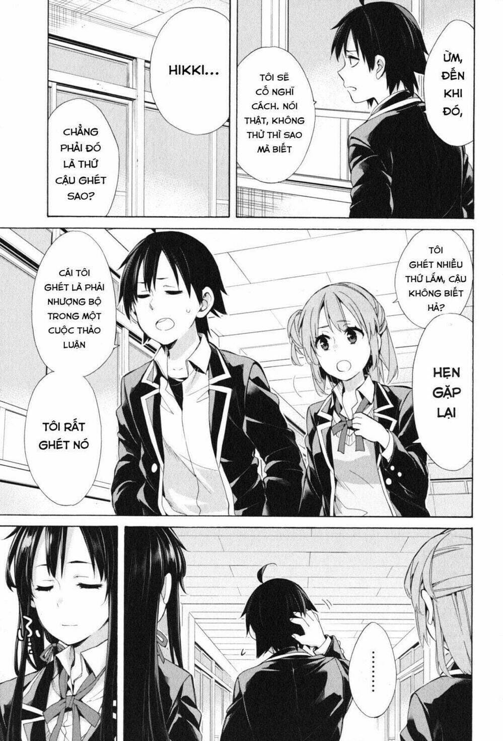Truyện Tranh Chuyện Tình Thanh Xuân Bi Hài Của Tôi Quả Nhiên Là Sai Lầm - Oregairu trang 6