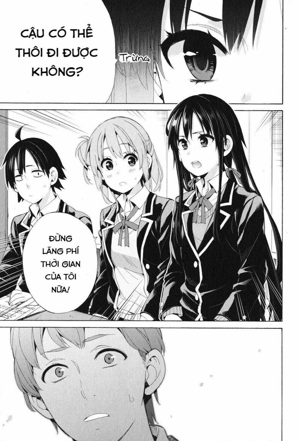 Truyện Tranh Chuyện Tình Thanh Xuân Bi Hài Của Tôi Quả Nhiên Là Sai Lầm - Oregairu trang 6