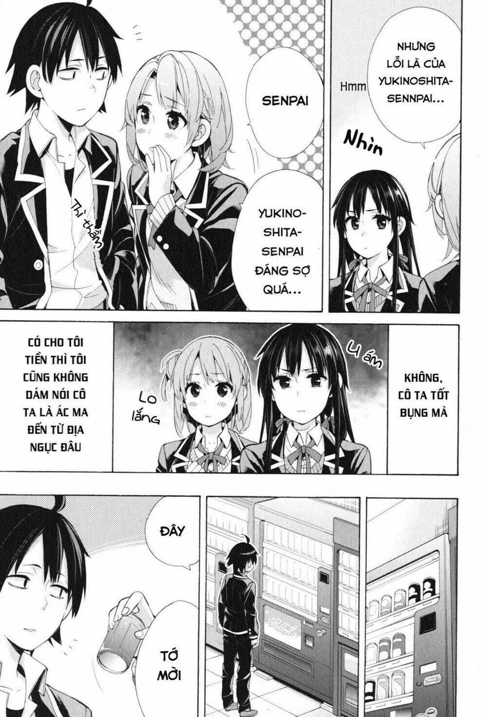 Truyện Tranh Chuyện Tình Thanh Xuân Bi Hài Của Tôi Quả Nhiên Là Sai Lầm - Oregairu trang 6