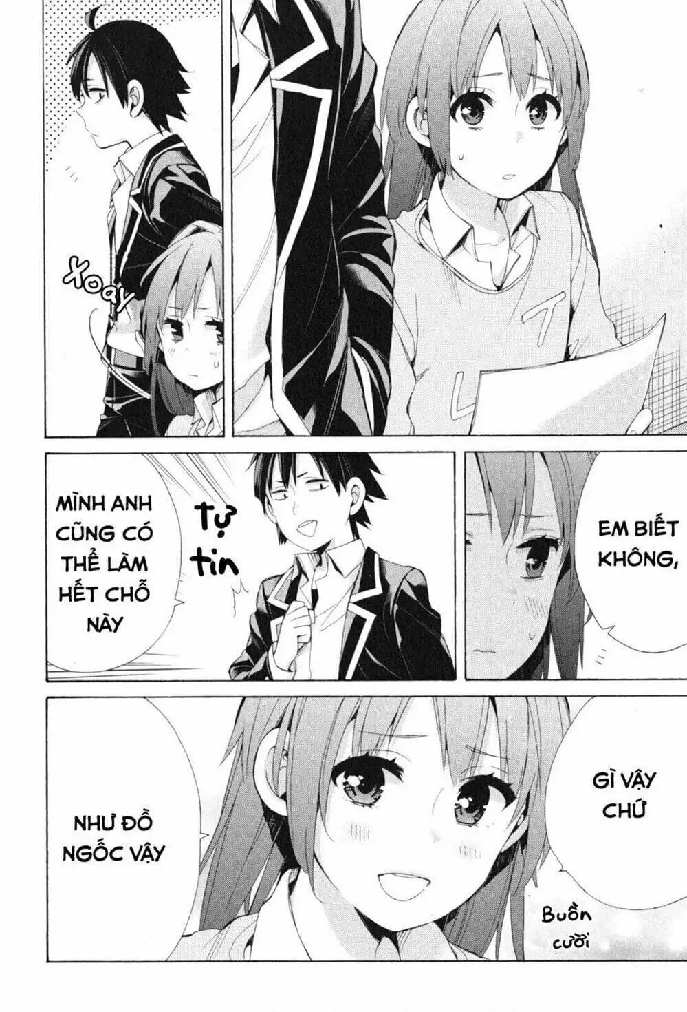 Truyện Tranh Chuyện Tình Thanh Xuân Bi Hài Của Tôi Quả Nhiên Là Sai Lầm - Oregairu trang 6