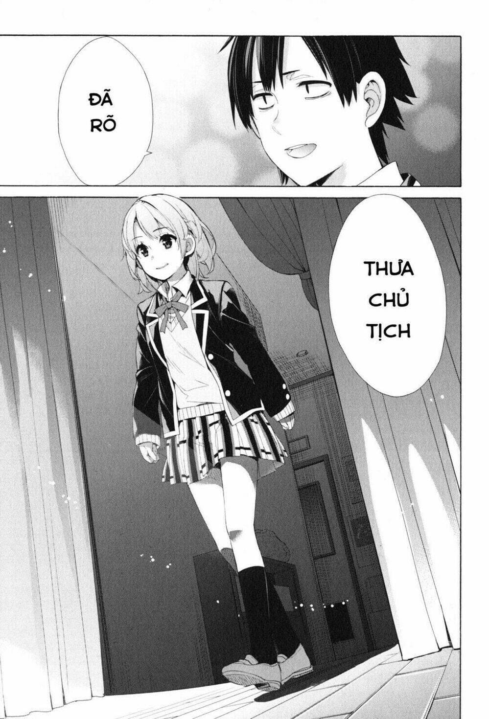 Truyện Tranh Chuyện Tình Thanh Xuân Bi Hài Của Tôi Quả Nhiên Là Sai Lầm - Oregairu trang 6