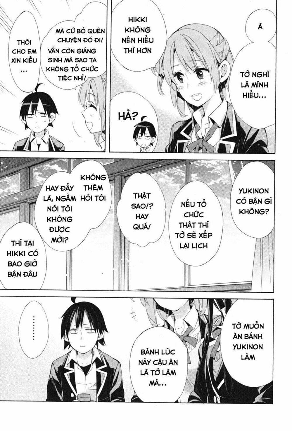 Truyện Tranh Chuyện Tình Thanh Xuân Bi Hài Của Tôi Quả Nhiên Là Sai Lầm - Oregairu trang 6