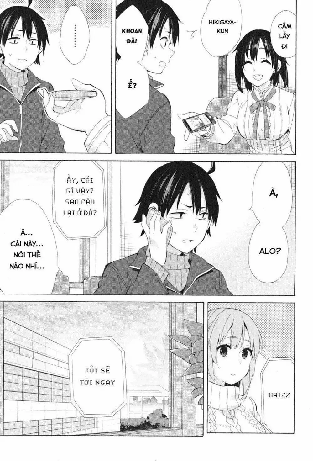 Truyện Tranh Chuyện Tình Thanh Xuân Bi Hài Của Tôi Quả Nhiên Là Sai Lầm - Oregairu trang 6