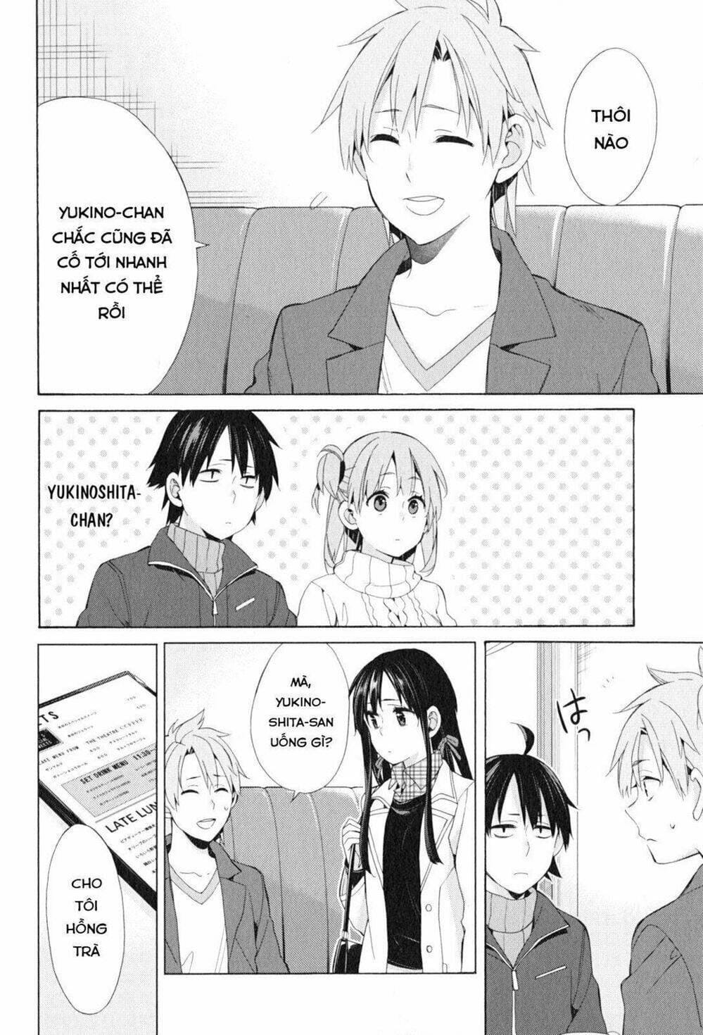 Truyện Tranh Chuyện Tình Thanh Xuân Bi Hài Của Tôi Quả Nhiên Là Sai Lầm - Oregairu trang 6