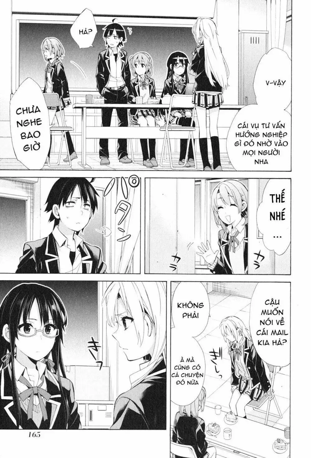 Truyện Tranh Chuyện Tình Thanh Xuân Bi Hài Của Tôi Quả Nhiên Là Sai Lầm - Oregairu trang 6