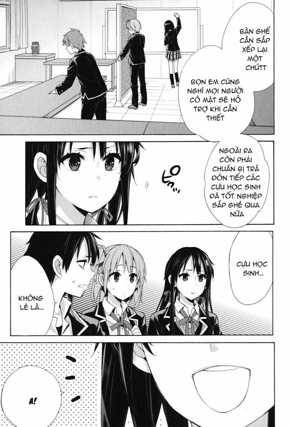 Truyện Tranh Chuyện Tình Thanh Xuân Bi Hài Của Tôi Quả Nhiên Là Sai Lầm - Oregairu trang 6