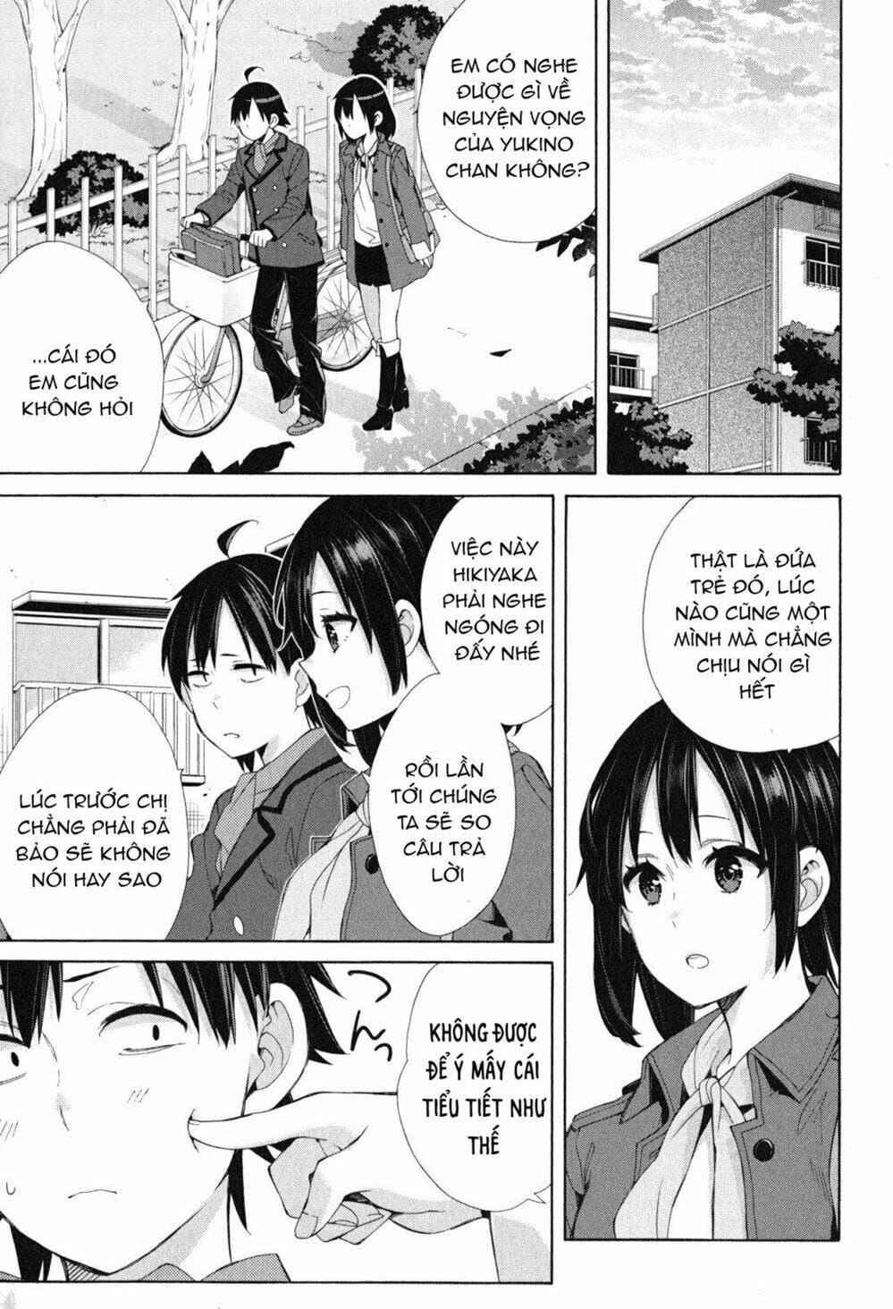 Truyện Tranh Chuyện Tình Thanh Xuân Bi Hài Của Tôi Quả Nhiên Là Sai Lầm - Oregairu trang 6