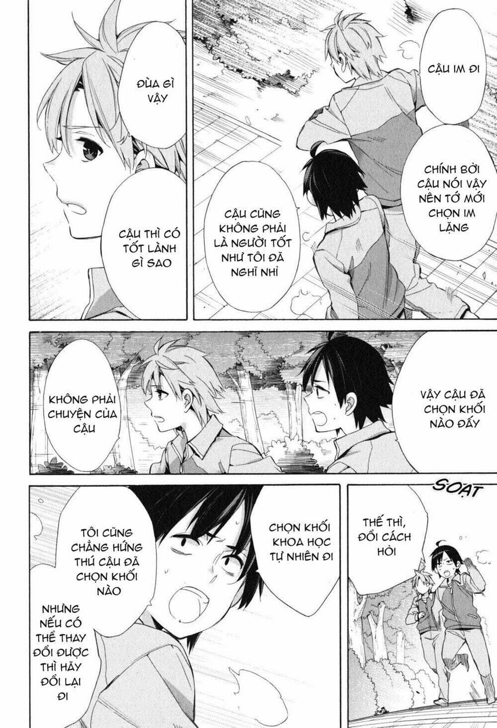 Truyện Tranh Chuyện Tình Thanh Xuân Bi Hài Của Tôi Quả Nhiên Là Sai Lầm - Oregairu trang 6