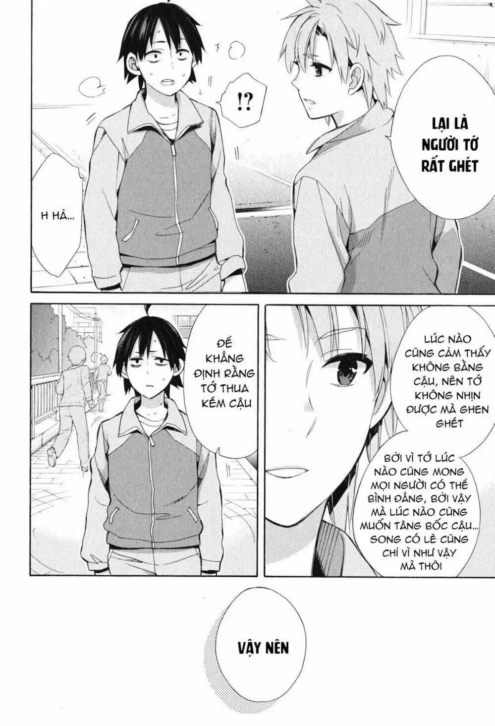 Truyện Tranh Chuyện Tình Thanh Xuân Bi Hài Của Tôi Quả Nhiên Là Sai Lầm - Oregairu trang 6