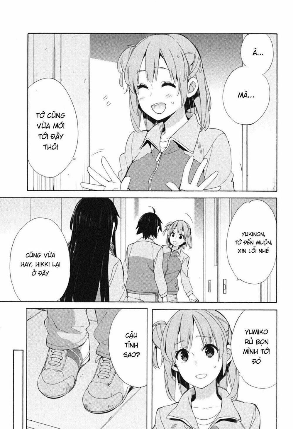 Truyện Tranh Chuyện Tình Thanh Xuân Bi Hài Của Tôi Quả Nhiên Là Sai Lầm - Oregairu trang 6