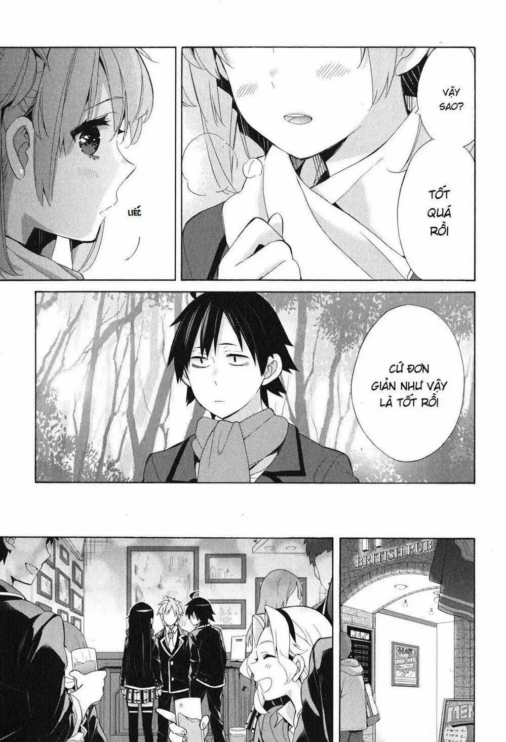 Truyện Tranh Chuyện Tình Thanh Xuân Bi Hài Của Tôi Quả Nhiên Là Sai Lầm - Oregairu trang 6