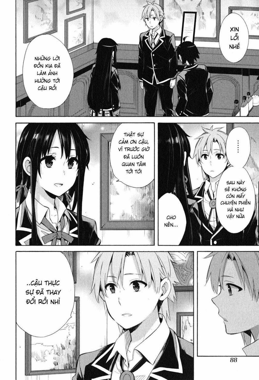 Truyện Tranh Chuyện Tình Thanh Xuân Bi Hài Của Tôi Quả Nhiên Là Sai Lầm - Oregairu trang 6