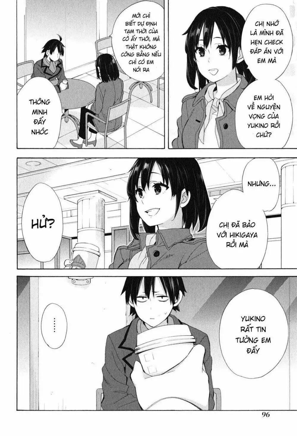 Truyện Tranh Chuyện Tình Thanh Xuân Bi Hài Của Tôi Quả Nhiên Là Sai Lầm - Oregairu trang 6