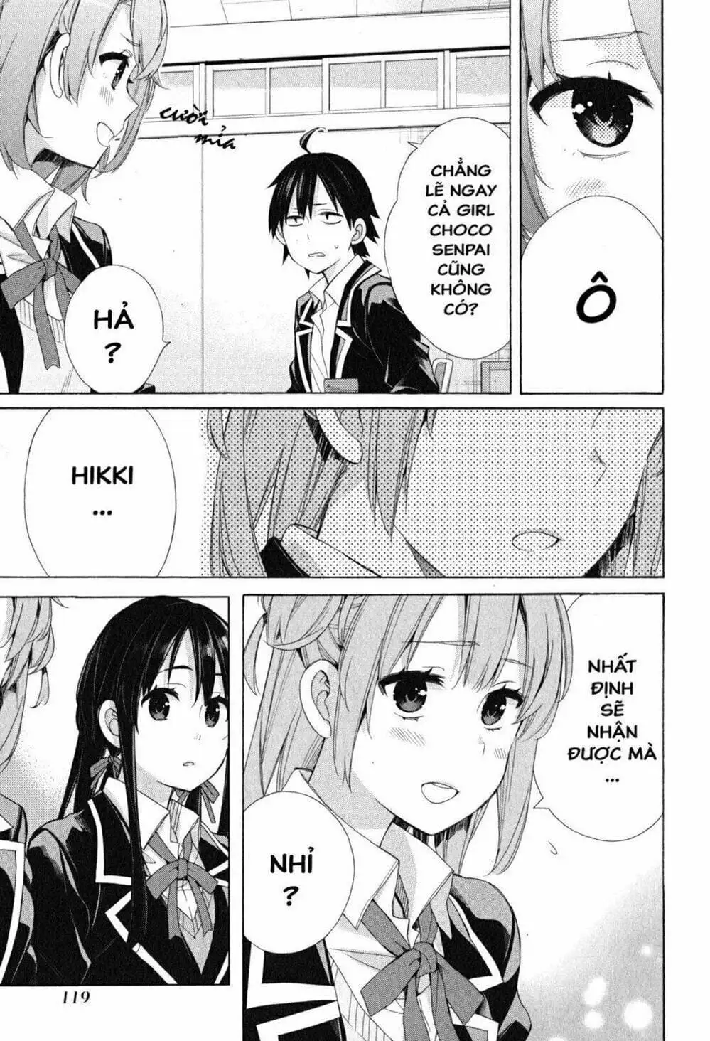 Truyện Tranh Chuyện Tình Thanh Xuân Bi Hài Của Tôi Quả Nhiên Là Sai Lầm - Oregairu trang 6