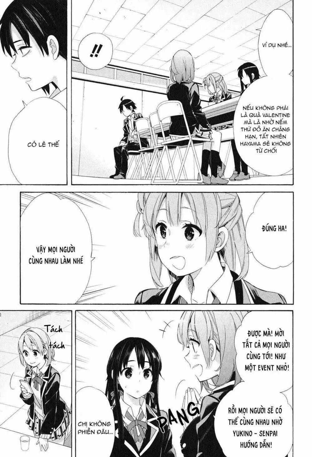 Truyện Tranh Chuyện Tình Thanh Xuân Bi Hài Của Tôi Quả Nhiên Là Sai Lầm - Oregairu trang 6