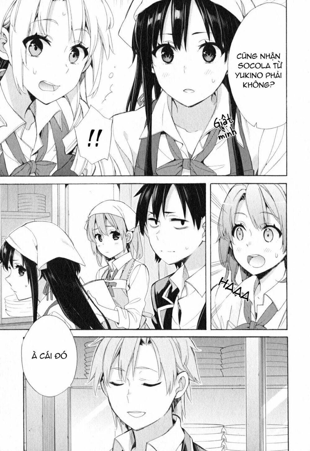 Truyện Tranh Chuyện Tình Thanh Xuân Bi Hài Của Tôi Quả Nhiên Là Sai Lầm - Oregairu trang 6