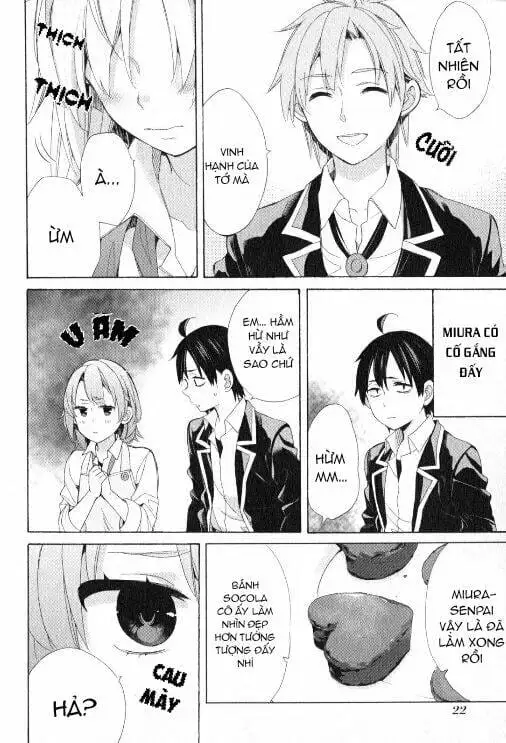 Truyện Tranh Chuyện Tình Thanh Xuân Bi Hài Của Tôi Quả Nhiên Là Sai Lầm - Oregairu trang 6