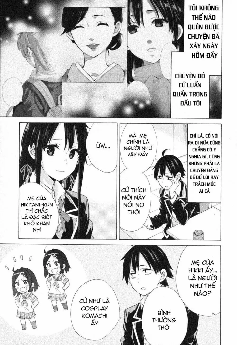 Truyện Tranh Chuyện Tình Thanh Xuân Bi Hài Của Tôi Quả Nhiên Là Sai Lầm - Oregairu trang 6