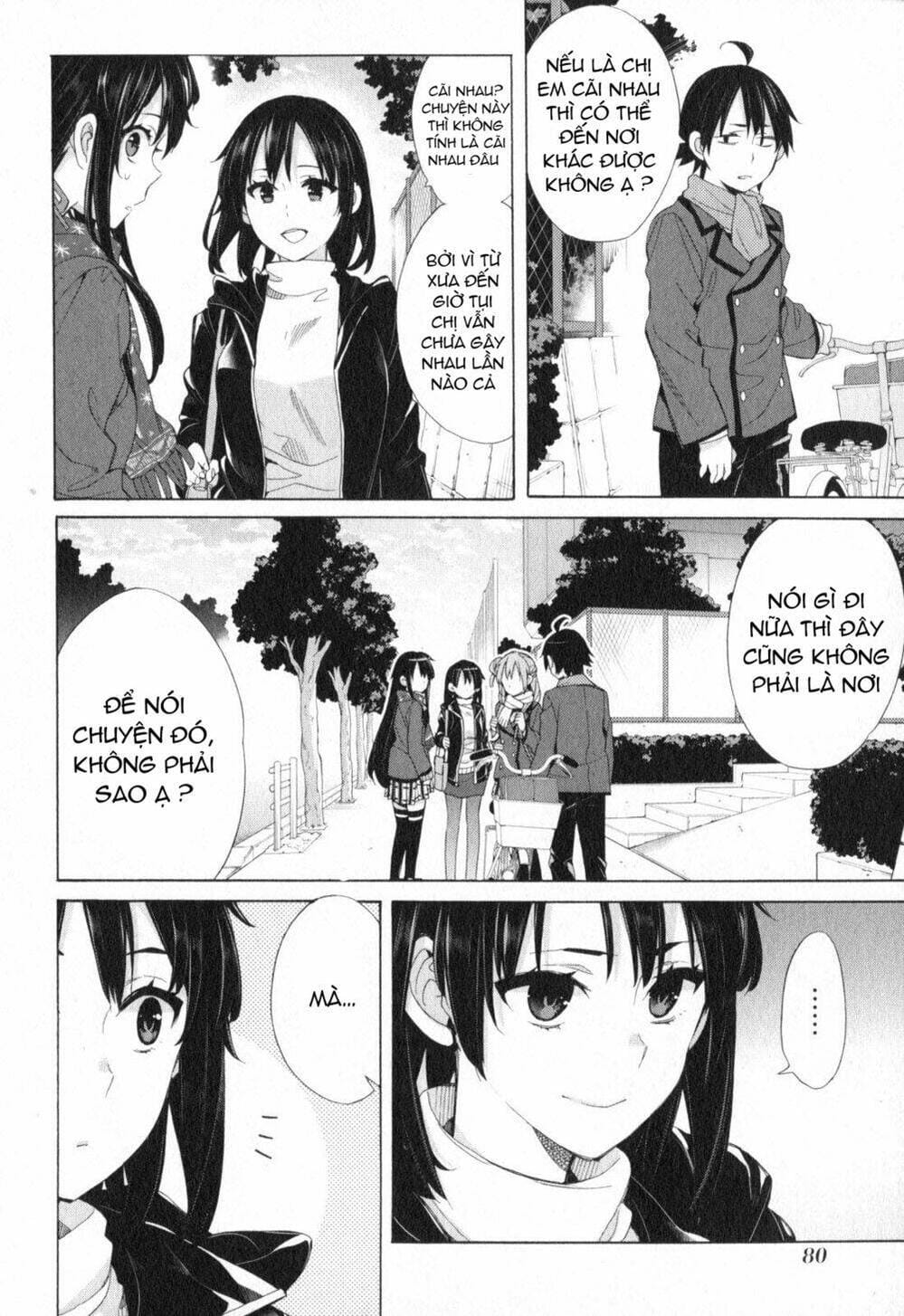 Truyện Tranh Chuyện Tình Thanh Xuân Bi Hài Của Tôi Quả Nhiên Là Sai Lầm - Oregairu trang 6