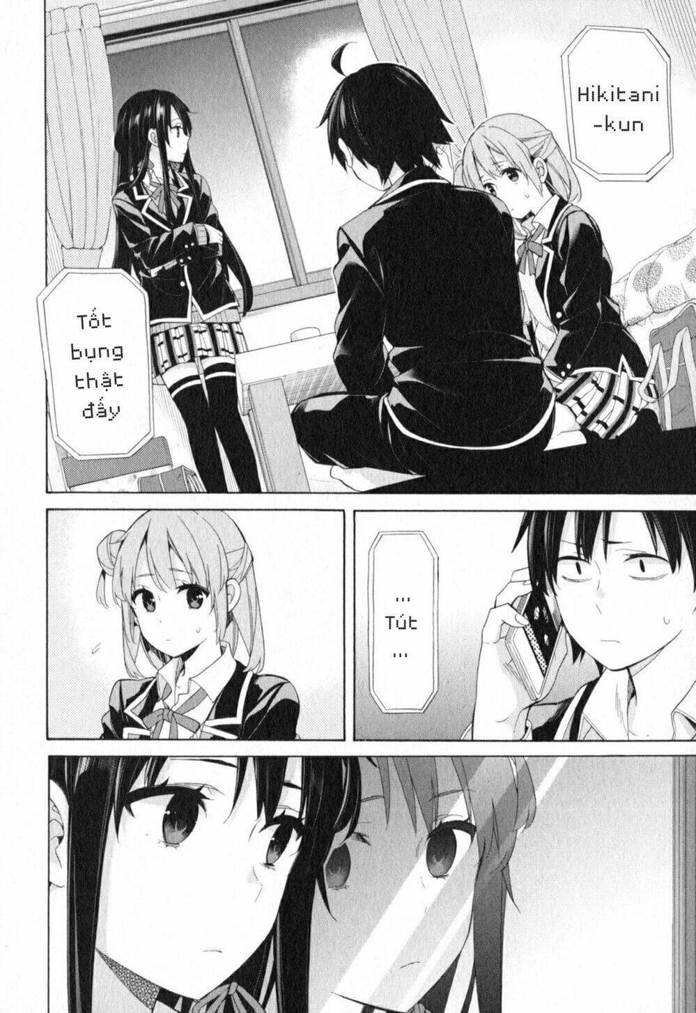 Truyện Tranh Chuyện Tình Thanh Xuân Bi Hài Của Tôi Quả Nhiên Là Sai Lầm - Oregairu trang 6