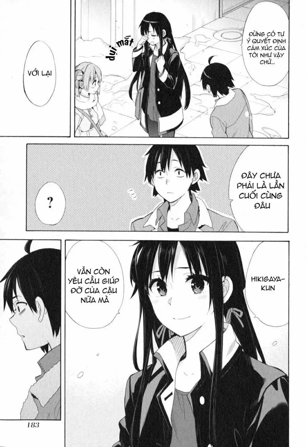 Truyện Tranh Chuyện Tình Thanh Xuân Bi Hài Của Tôi Quả Nhiên Là Sai Lầm - Oregairu trang 6