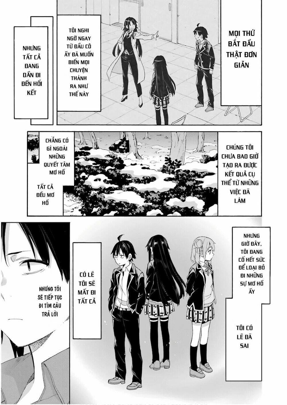 Truyện Tranh Chuyện Tình Thanh Xuân Bi Hài Của Tôi Quả Nhiên Là Sai Lầm - Oregairu trang 6