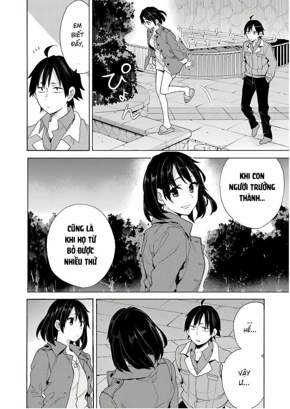 Truyện Tranh Chuyện Tình Thanh Xuân Bi Hài Của Tôi Quả Nhiên Là Sai Lầm - Oregairu trang 6