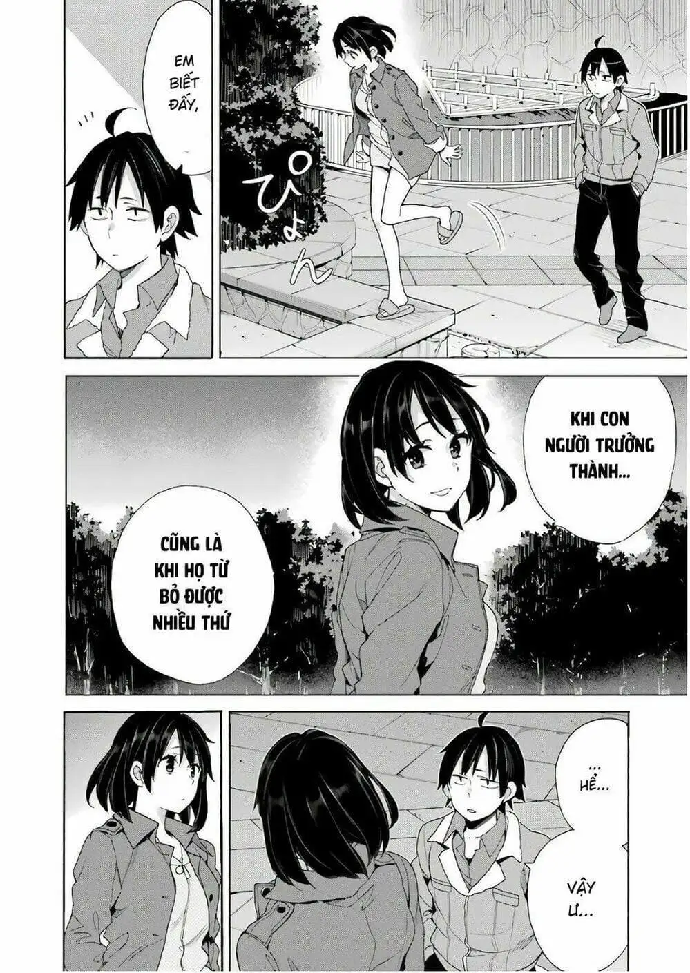 Truyện Tranh Chuyện Tình Thanh Xuân Bi Hài Của Tôi Quả Nhiên Là Sai Lầm - Oregairu trang 6