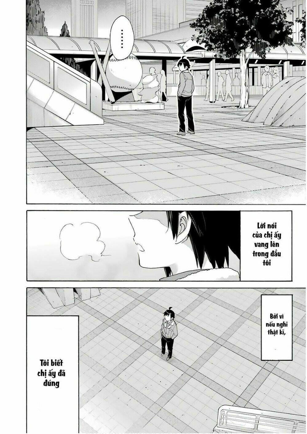 Truyện Tranh Chuyện Tình Thanh Xuân Bi Hài Của Tôi Quả Nhiên Là Sai Lầm - Oregairu trang 6