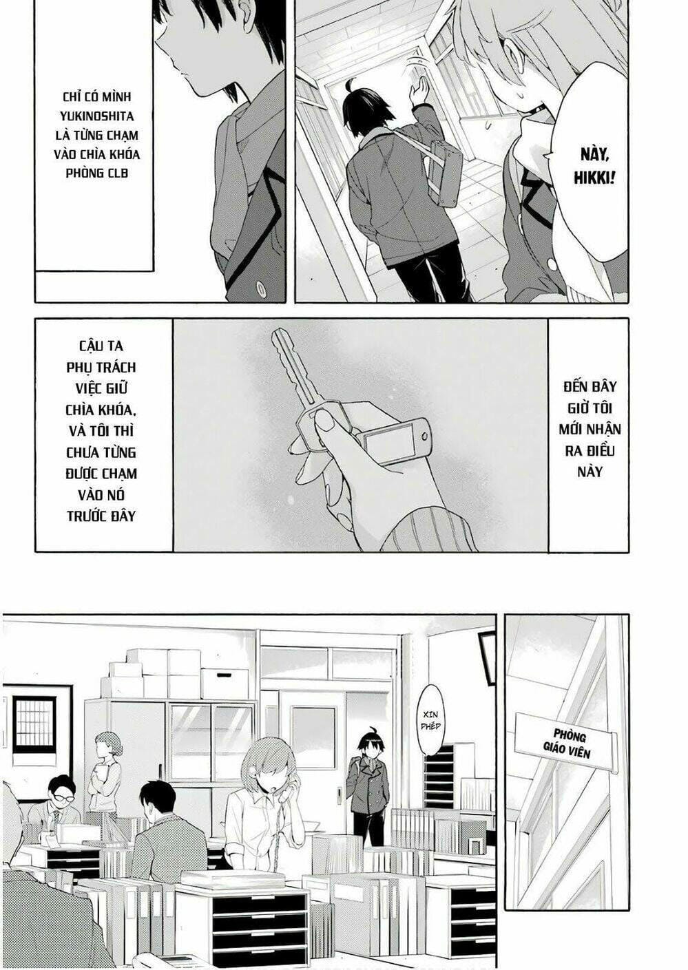 Truyện Tranh Chuyện Tình Thanh Xuân Bi Hài Của Tôi Quả Nhiên Là Sai Lầm - Oregairu trang 6