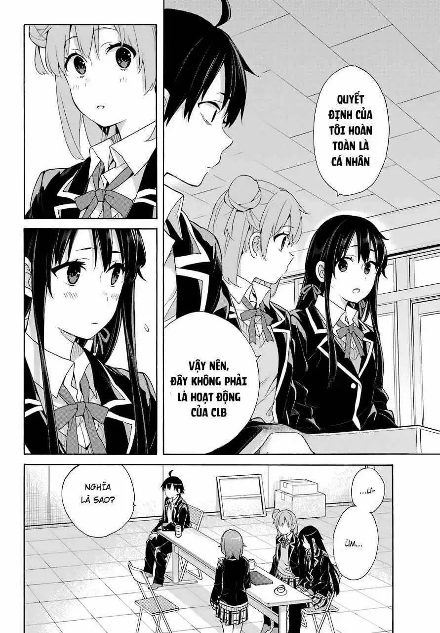 Truyện Tranh Chuyện Tình Thanh Xuân Bi Hài Của Tôi Quả Nhiên Là Sai Lầm - Oregairu trang 6