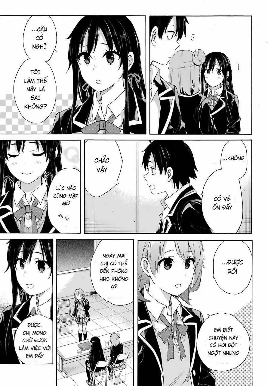 Truyện Tranh Chuyện Tình Thanh Xuân Bi Hài Của Tôi Quả Nhiên Là Sai Lầm - Oregairu trang 6