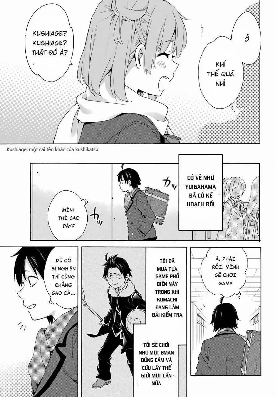 Truyện Tranh Chuyện Tình Thanh Xuân Bi Hài Của Tôi Quả Nhiên Là Sai Lầm - Oregairu trang 6