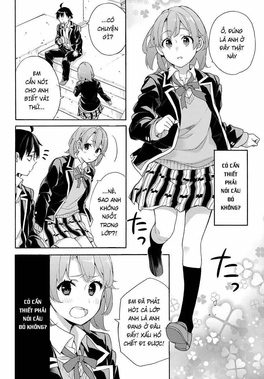 Truyện Tranh Chuyện Tình Thanh Xuân Bi Hài Của Tôi Quả Nhiên Là Sai Lầm - Oregairu trang 6