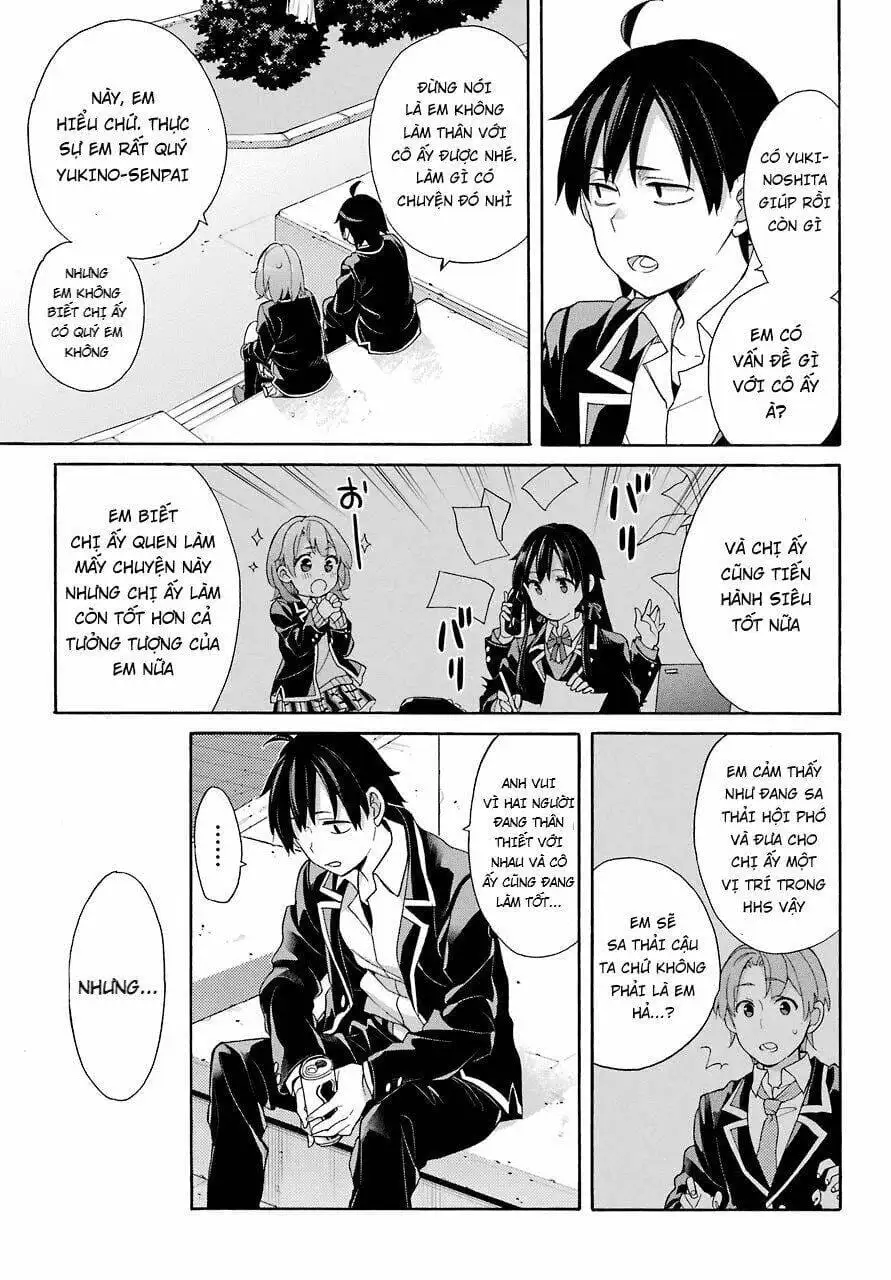 Truyện Tranh Chuyện Tình Thanh Xuân Bi Hài Của Tôi Quả Nhiên Là Sai Lầm - Oregairu trang 6