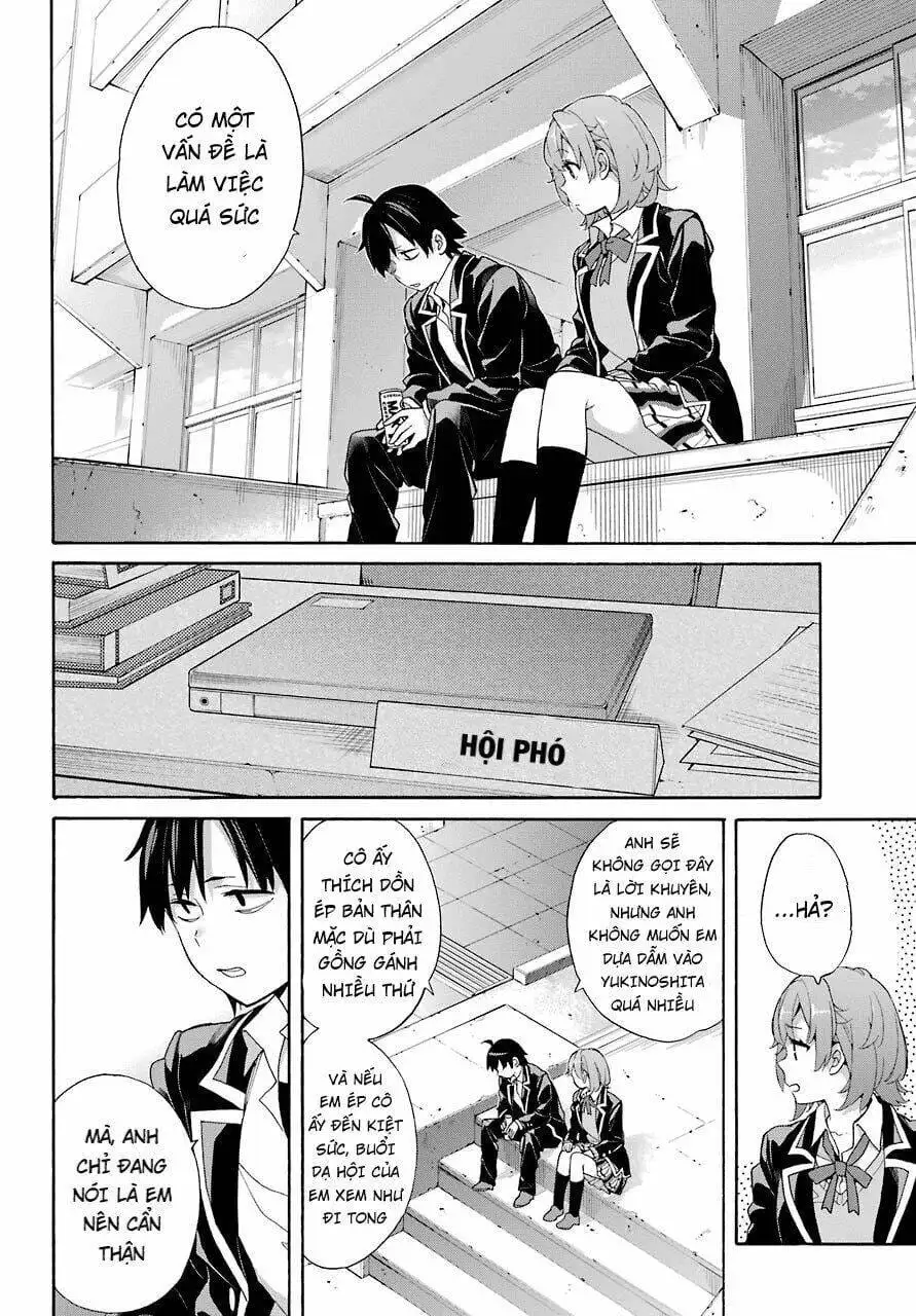 Truyện Tranh Chuyện Tình Thanh Xuân Bi Hài Của Tôi Quả Nhiên Là Sai Lầm - Oregairu trang 6