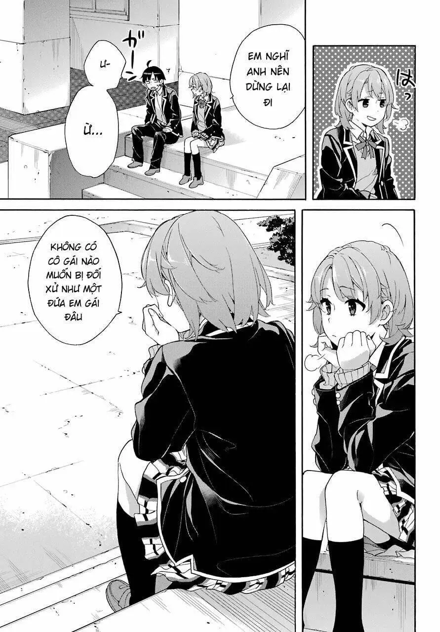 Truyện Tranh Chuyện Tình Thanh Xuân Bi Hài Của Tôi Quả Nhiên Là Sai Lầm - Oregairu trang 6