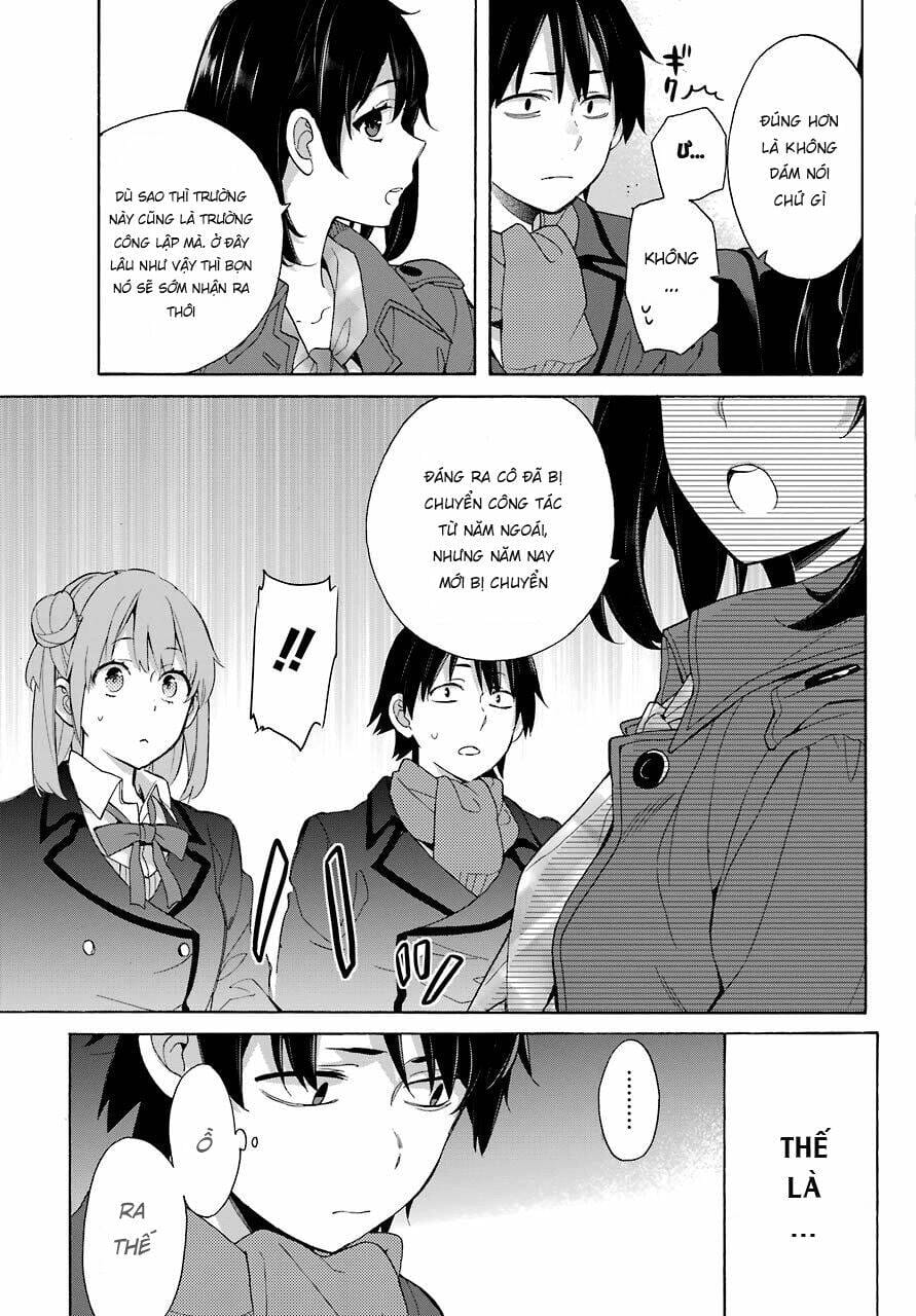 Truyện Tranh Chuyện Tình Thanh Xuân Bi Hài Của Tôi Quả Nhiên Là Sai Lầm - Oregairu trang 6