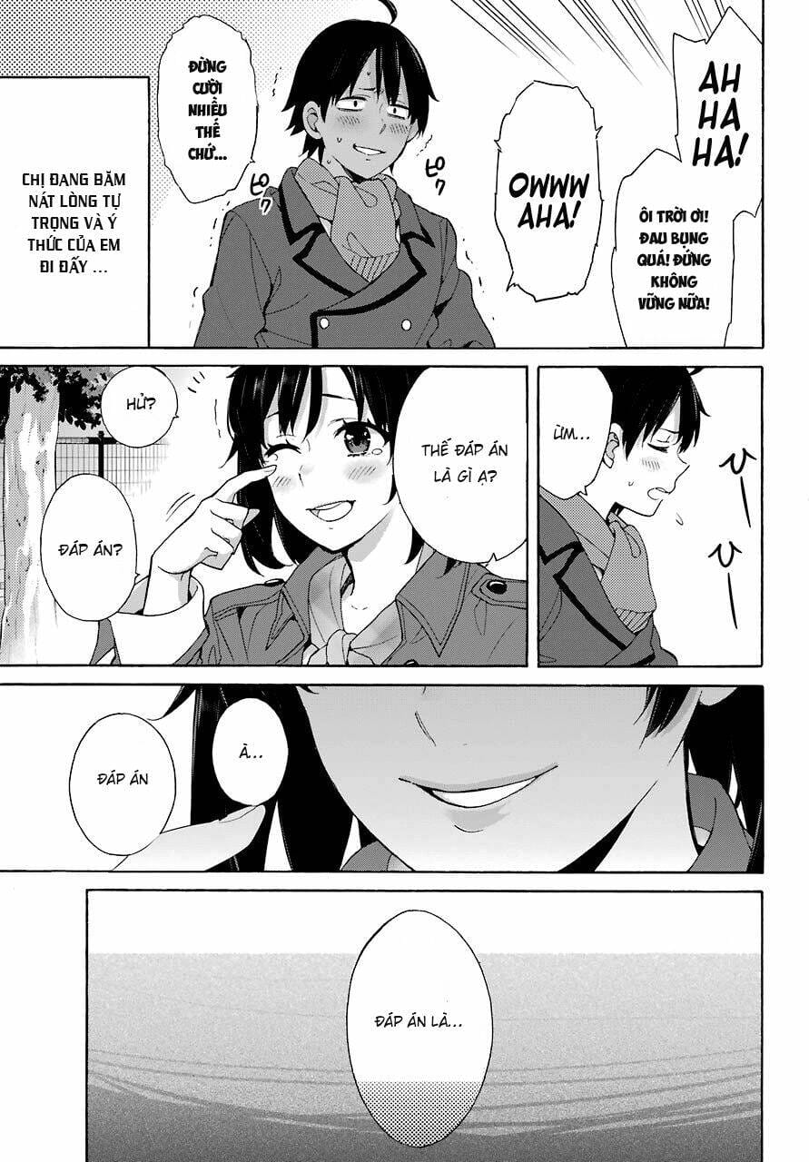 Truyện Tranh Chuyện Tình Thanh Xuân Bi Hài Của Tôi Quả Nhiên Là Sai Lầm - Oregairu trang 6