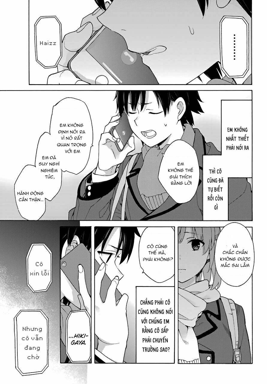 Truyện Tranh Chuyện Tình Thanh Xuân Bi Hài Của Tôi Quả Nhiên Là Sai Lầm - Oregairu trang 6