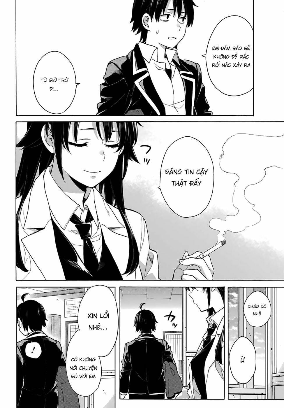 Truyện Tranh Chuyện Tình Thanh Xuân Bi Hài Của Tôi Quả Nhiên Là Sai Lầm - Oregairu trang 6