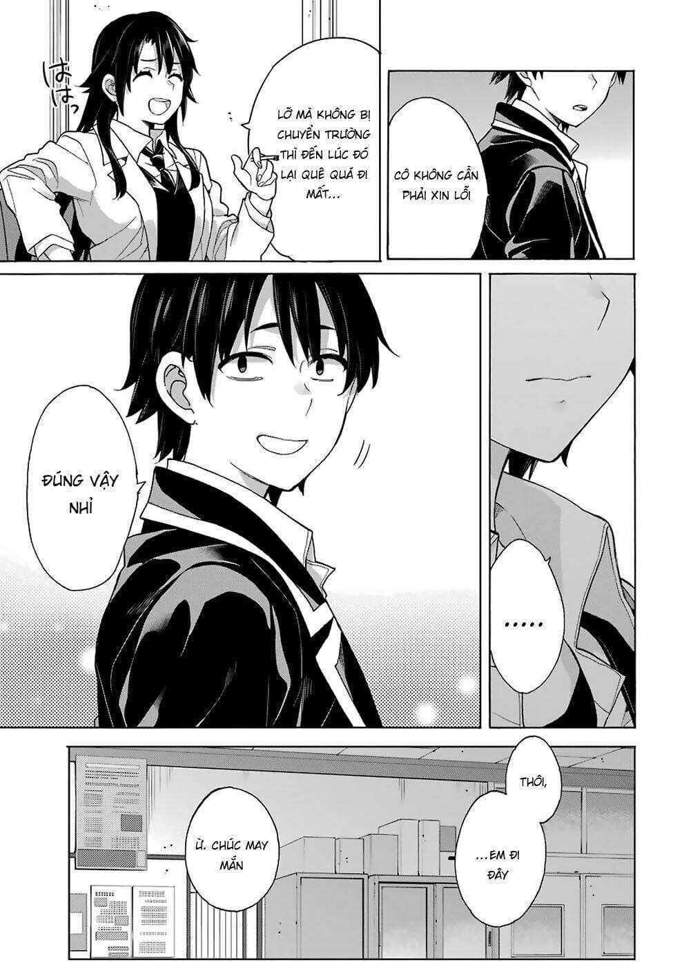 Truyện Tranh Chuyện Tình Thanh Xuân Bi Hài Của Tôi Quả Nhiên Là Sai Lầm - Oregairu trang 6
