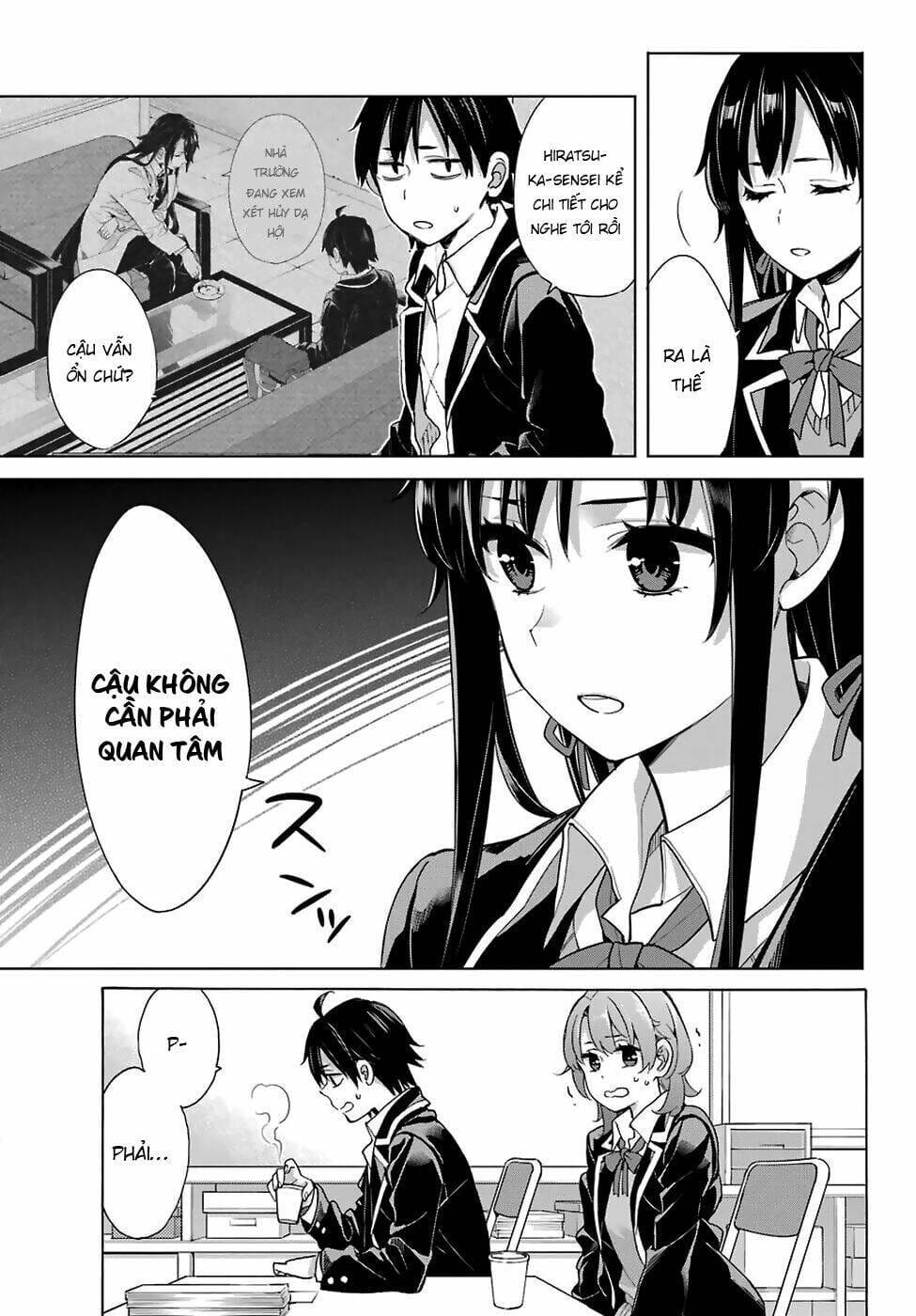 Truyện Tranh Chuyện Tình Thanh Xuân Bi Hài Của Tôi Quả Nhiên Là Sai Lầm - Oregairu trang 6