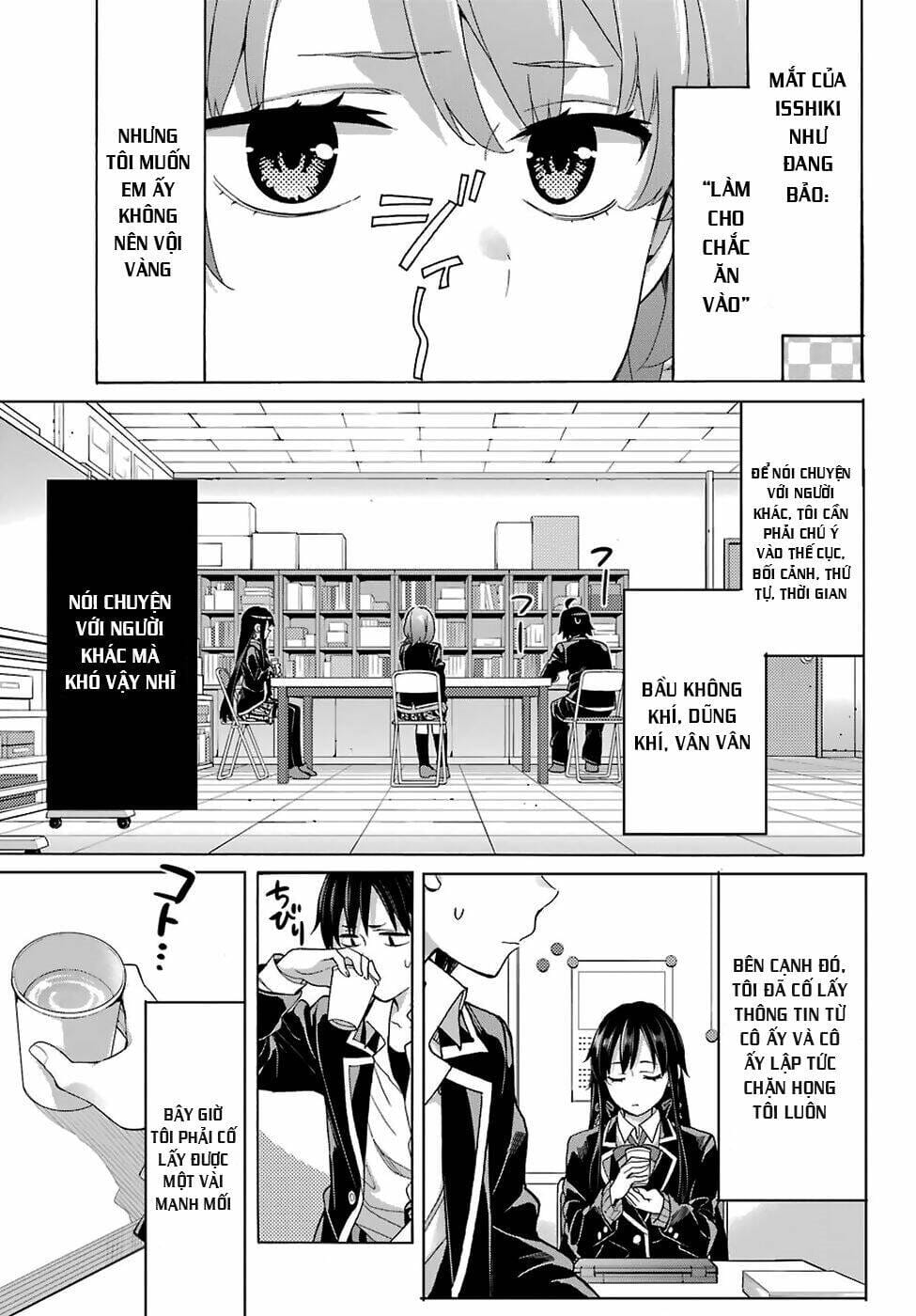 Truyện Tranh Chuyện Tình Thanh Xuân Bi Hài Của Tôi Quả Nhiên Là Sai Lầm - Oregairu trang 6