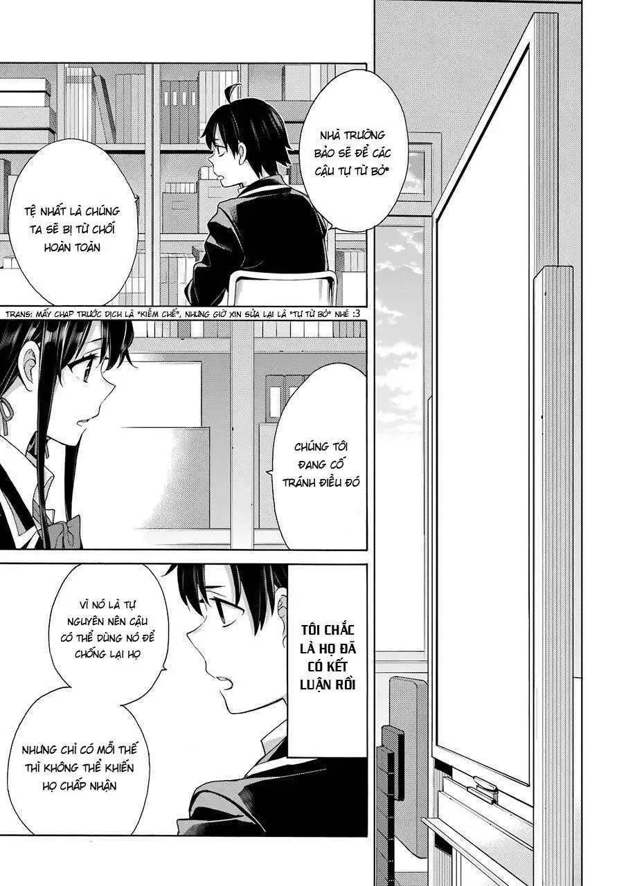 Truyện Tranh Chuyện Tình Thanh Xuân Bi Hài Của Tôi Quả Nhiên Là Sai Lầm - Oregairu trang 6