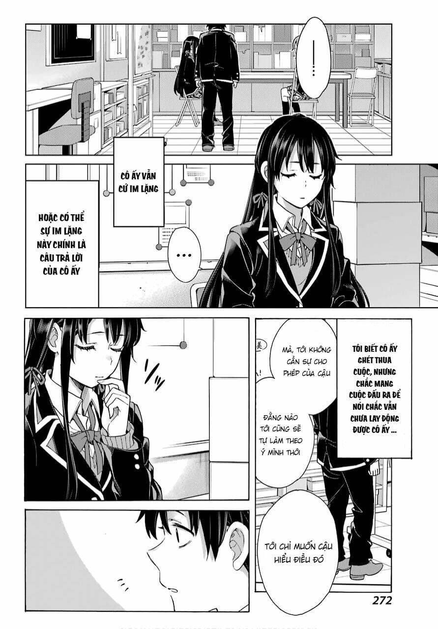 Truyện Tranh Chuyện Tình Thanh Xuân Bi Hài Của Tôi Quả Nhiên Là Sai Lầm - Oregairu trang 6
