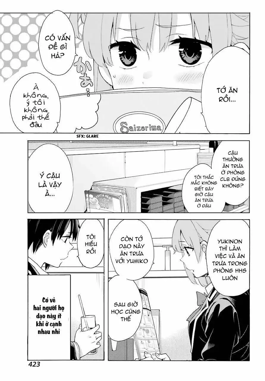 Truyện Tranh Chuyện Tình Thanh Xuân Bi Hài Của Tôi Quả Nhiên Là Sai Lầm - Oregairu trang 6