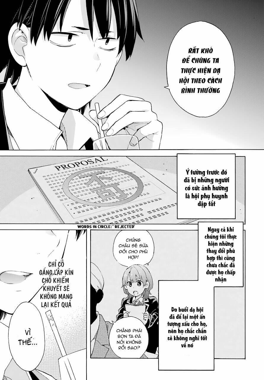 Truyện Tranh Chuyện Tình Thanh Xuân Bi Hài Của Tôi Quả Nhiên Là Sai Lầm - Oregairu trang 6